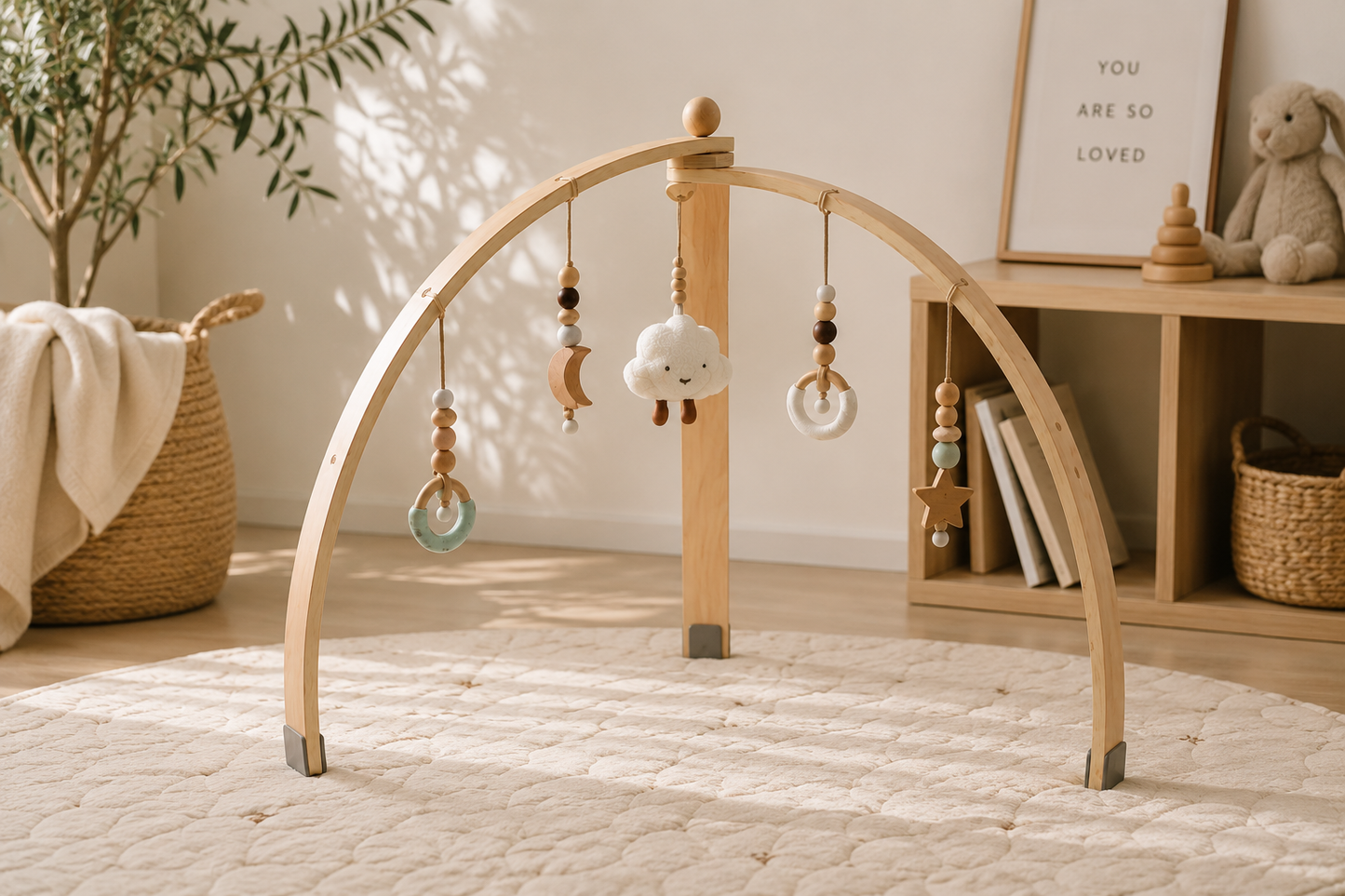Remeli™ Wooden Play Gym