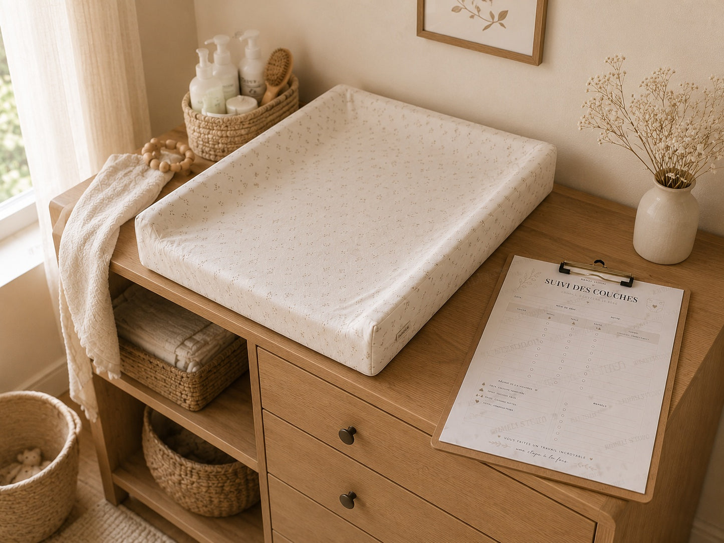 Suivi des changements de couches bébé | Remeli Studio