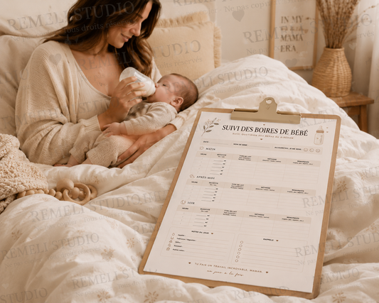 Journal des Boires Bébé | Remeli Studio™